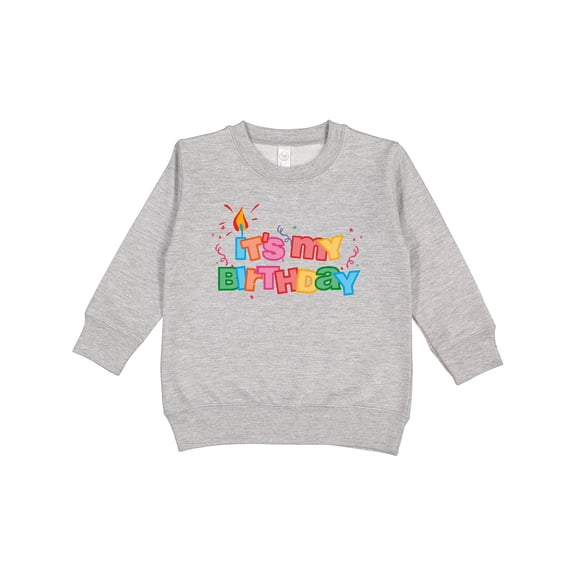 Inktastic It's My Birthday Letters Toddler Sweatshirt