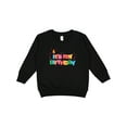 thumbnail image 1 of Inktastic It's My Birthday Letters Toddler Sweatshirt, 1 of 4