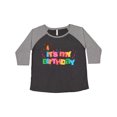thumbnail image 1 of Inktastic It's My Birthday Letters Women's Plus Size T-Shirt, 1 of 5