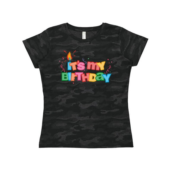 Inktastic It's My Birthday Letters Women's T-Shirt