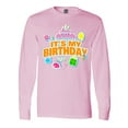 thumbnail image 1 of Inktastic It's My Birthday Long Sleeve T-Shirt, 1 of 5