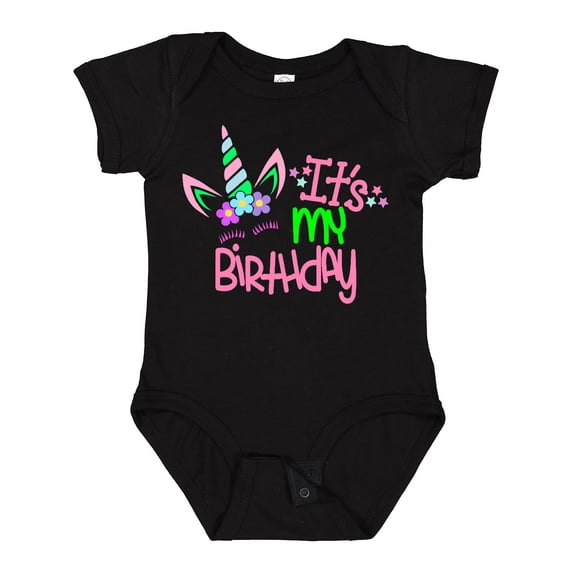 Inktastic It's My Birthday Unicorn Boys or Girls Baby Bodysuit