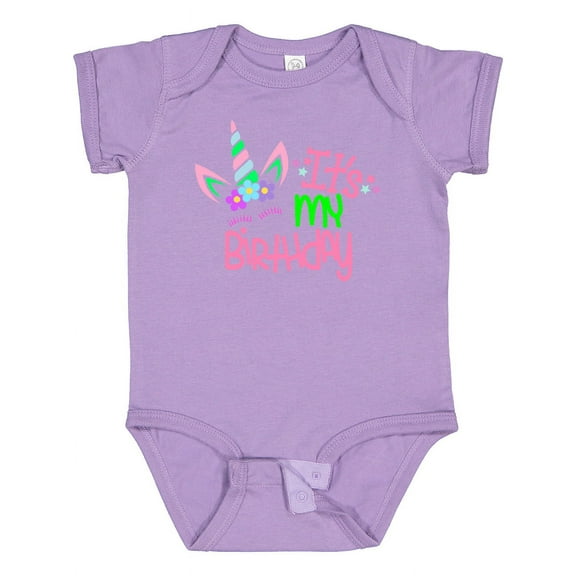 Inktastic It's My Birthday Unicorn Boys or Girls Baby Bodysuit