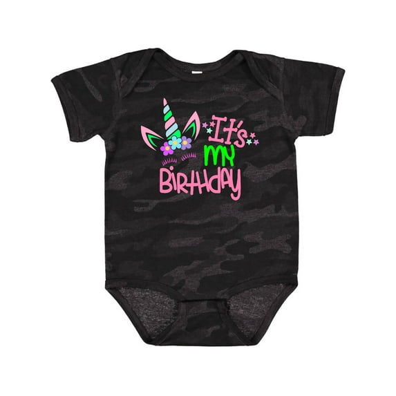 Inktastic It's My Birthday Unicorn Boys or Girls Baby Bodysuit