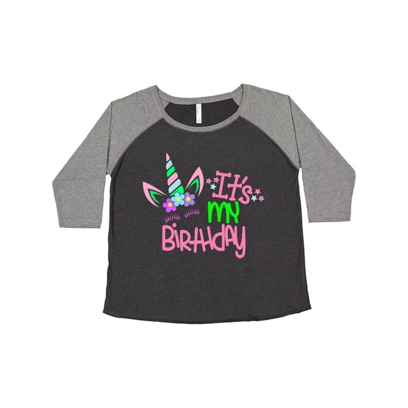 Inktastic It's My Birthday Unicorn Women's Plus Size T-Shirt