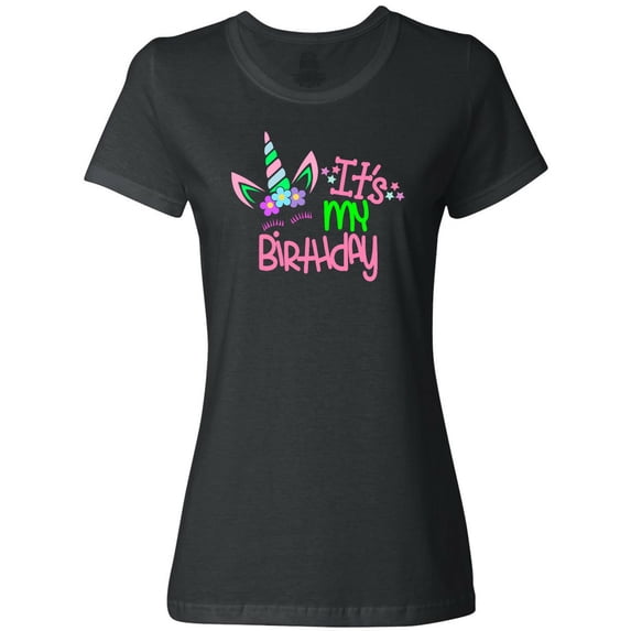 Inktastic It's My Birthday Unicorn Women's T-Shirt