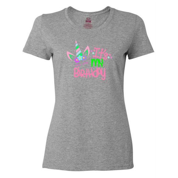 Inktastic It's My Birthday Unicorn Women's T-Shirt