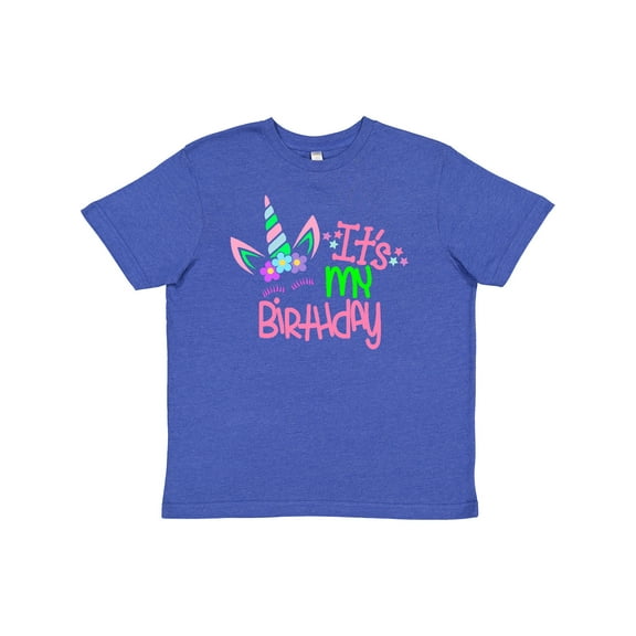 Inktastic It's My Birthday Unicorn Youth T-Shirt