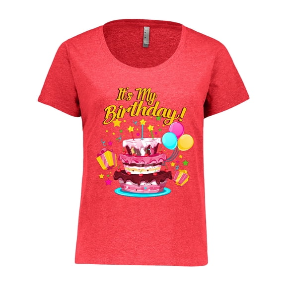 Inktastic It's My Birthday Women's Plus Size T-Shirt