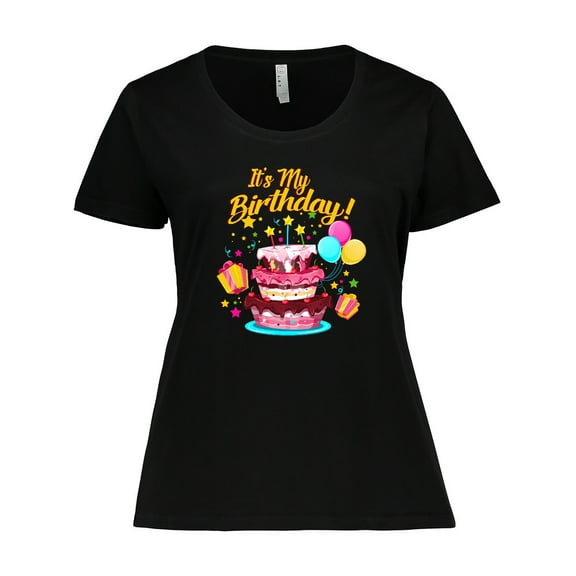 Inktastic It's My Birthday Women's Plus Size T-Shirt