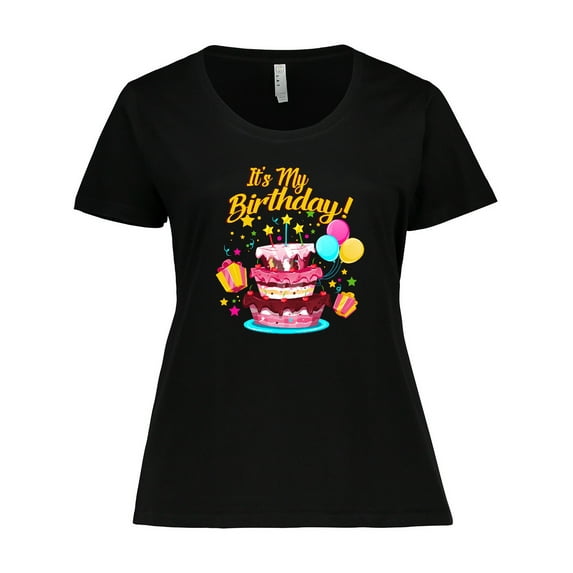 Inktastic It's My Birthday Women's Plus Size T-Shirt