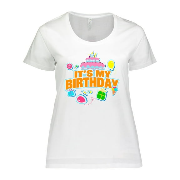 Inktastic It's My Birthday Women's Plus Size T-Shirt
