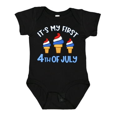 Inktastic It's My First 4th of July Boys or Girls Baby Bodysuit