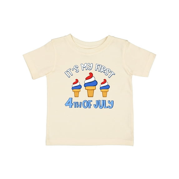Inktastic It's My First 4th of July Boys or Girls Baby T-Shirt