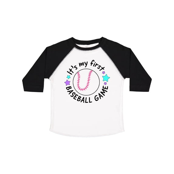 Inktastic It's My First Baseball Game Boys or Girls Toddler T-Shirt