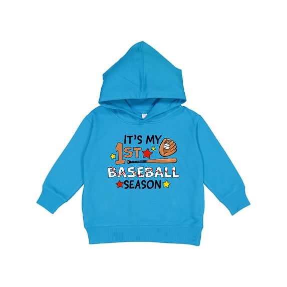 Inktastic It's My First Baseball Season Toddler Hoodie