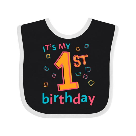 Inktastic It's My First Birthday Boys or Girls Baby Bib