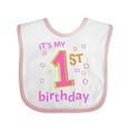 thumbnail image 1 of Inktastic It's My First Birthday Boys or Girls Baby Bib, 1 of 4