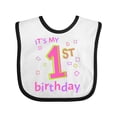 thumbnail image 1 of Inktastic It's My First Birthday Boys or Girls Baby Bib, 1 of 4