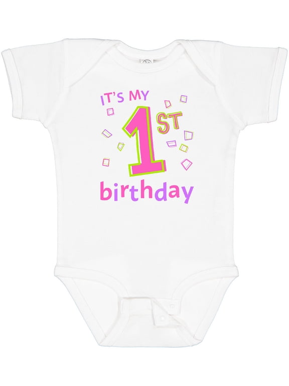 It's My First Birthday Boys or Girls Baby Bodysuit