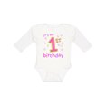 thumbnail image 1 of Inktastic It's My First Birthday Boys or Girls Long Sleeve Baby Bodysuit, 1 of 5
