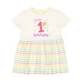 thumbnail image 1 of Inktastic It's My First Birthday Girls Baby Dress, 1 of 5