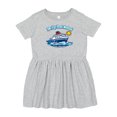 thumbnail image 1 of Inktastic It's My First Cruise Girls Toddler Dress, 1 of 5