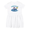 thumbnail image 1 of Inktastic It's My First Cruise Girls Toddler Dress, 1 of 5
