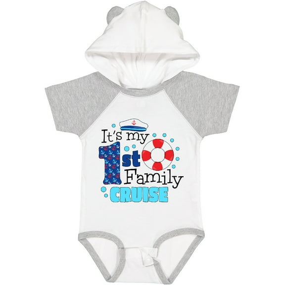 Inktastic It's My First Family Cruise Boys or Girls Baby Bodysuit