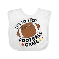 Inktastic It's My First Football Game Boys or Girls Baby Bib