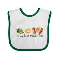 Inktastic It's My First Oktoberfest Boys or Girls Baby Bib