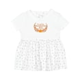 thumbnail image 1 of Inktastic It's My First Thanksgiving 2025 Girls Baby Dress, 1 of 5