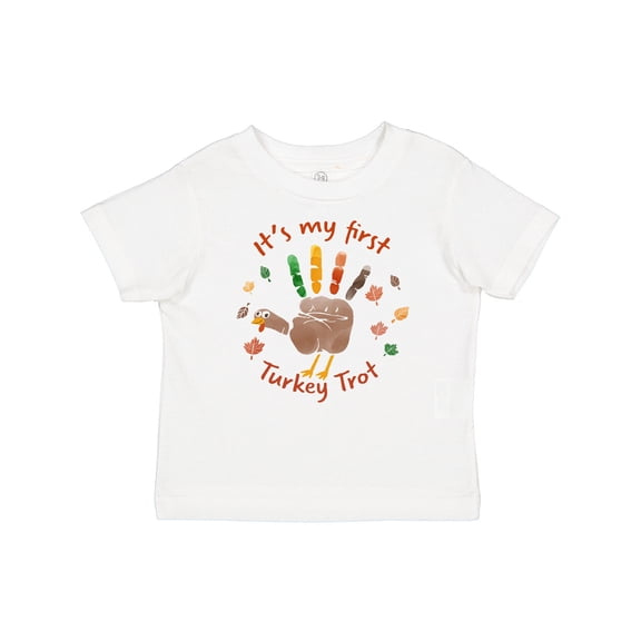 Inktastic It's My First Turkey Trot Boys or Girls Baby T-Shirt