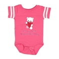 thumbnail image 1 of Inktastic It's My First Valentine's Day Boys or Girls Baby Bodysuit, 1 of 5