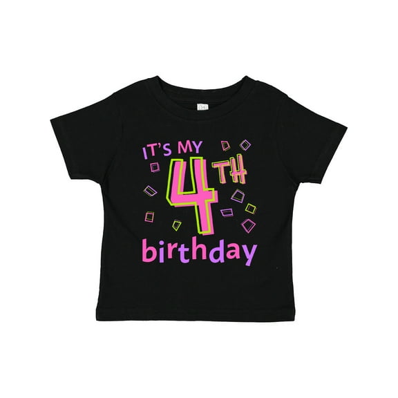 Inktastic It's My Fourth Birthday Boys or Girls Toddler T-Shirt