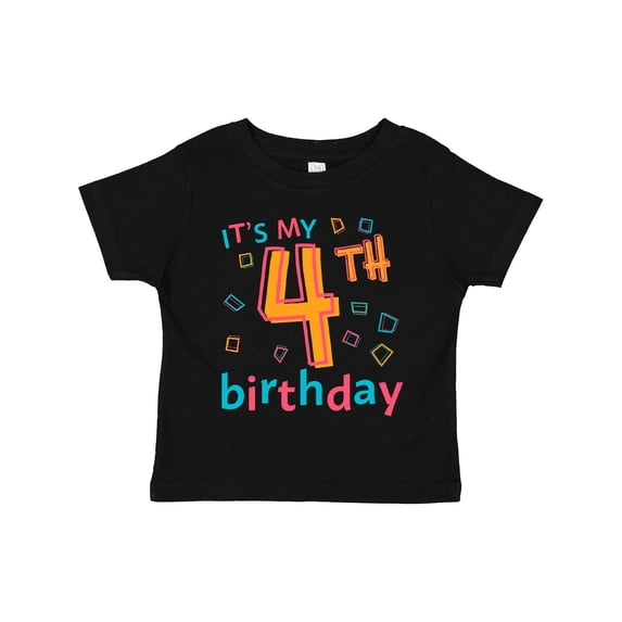 Inktastic It's My Fourth Birthday Boys or Girls Toddler T-Shirt