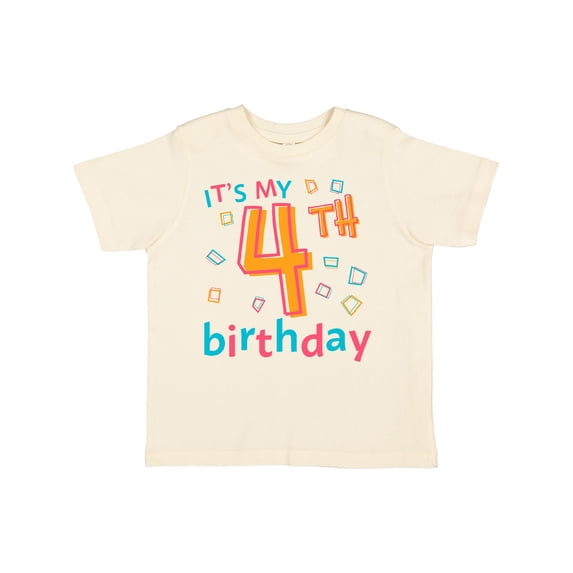 Inktastic It's My Fourth Birthday Boys or Girls Toddler T-Shirt
