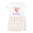 thumbnail image 1 of Inktastic It's My Fourth Birthday Girls Toddler Dress, 1 of 5