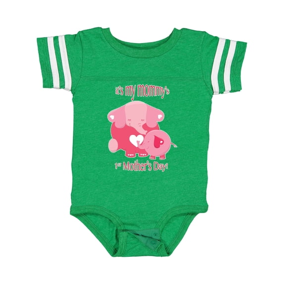 Inktastic It's My Mommy's 1st Mother's Day Boys or Girls Baby Bodysuit