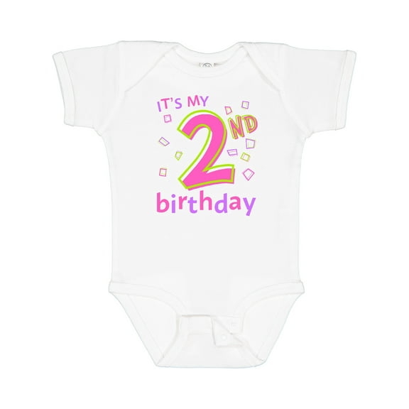 Inktastic It's My Second Birthday Boys or Girls Baby Bodysuit