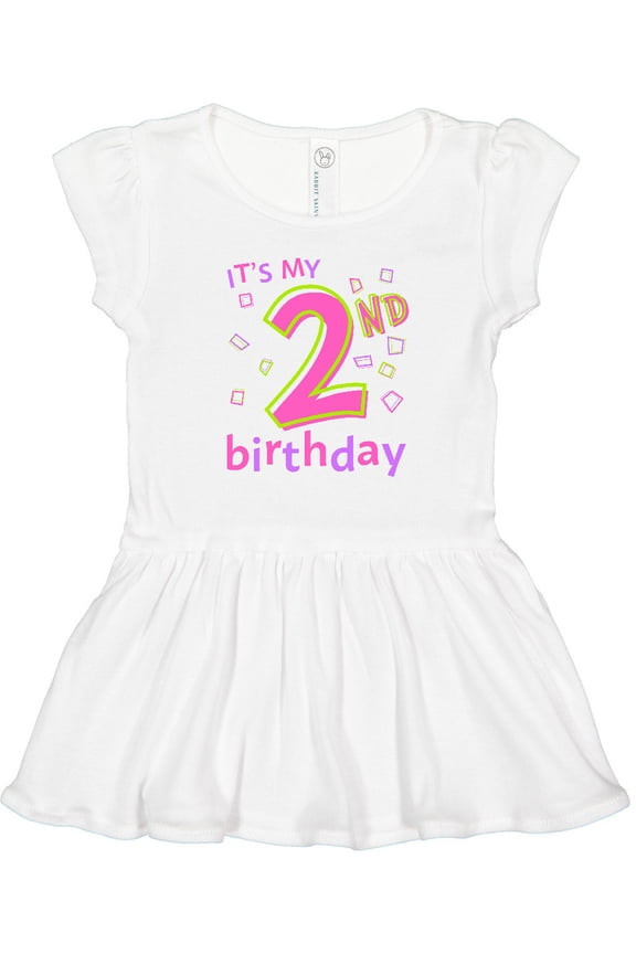 It's My Second Birthday Girls Toddler Dress