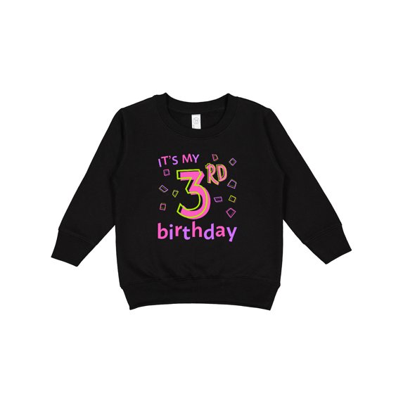 Inktastic It's My Third Birthday Toddler Sweatshirt
