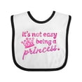thumbnail image 1 of Inktastic It's Not Easy Being a Princess Girls Baby Bib, 1 of 4