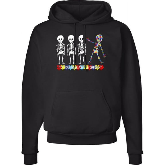 Inktastic It's Okay to Be a Little Different Autism Awareness Adult Hoodie Sweatshirt