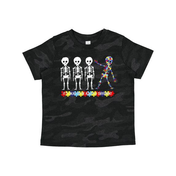 Inktastic It's Okay to Be a Little Different Autism Awareness Boys or Girls Toddler T-Shirt