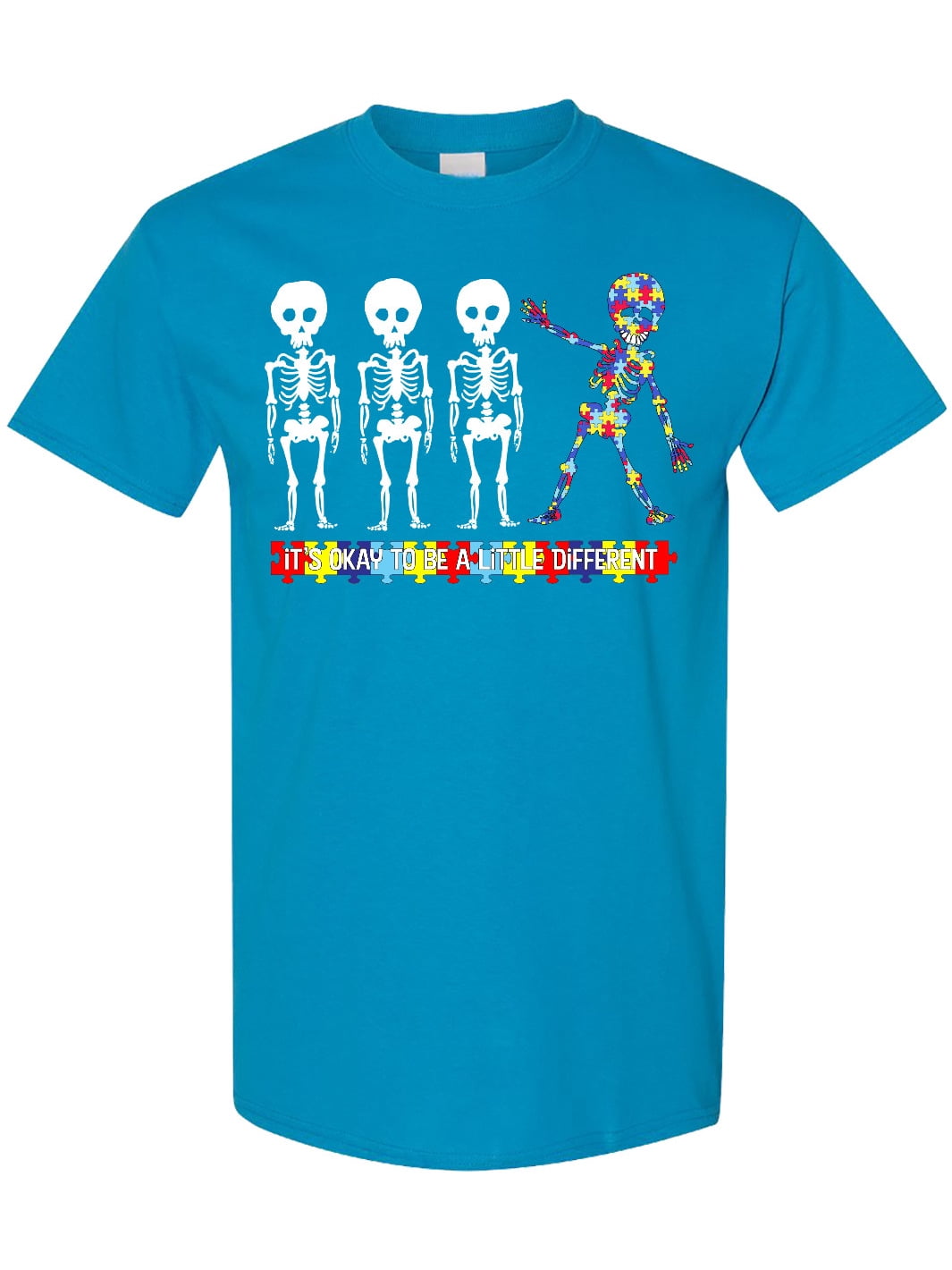 Inktastic It's Okay to Be a Little Different Autism Awareness T-Shirt