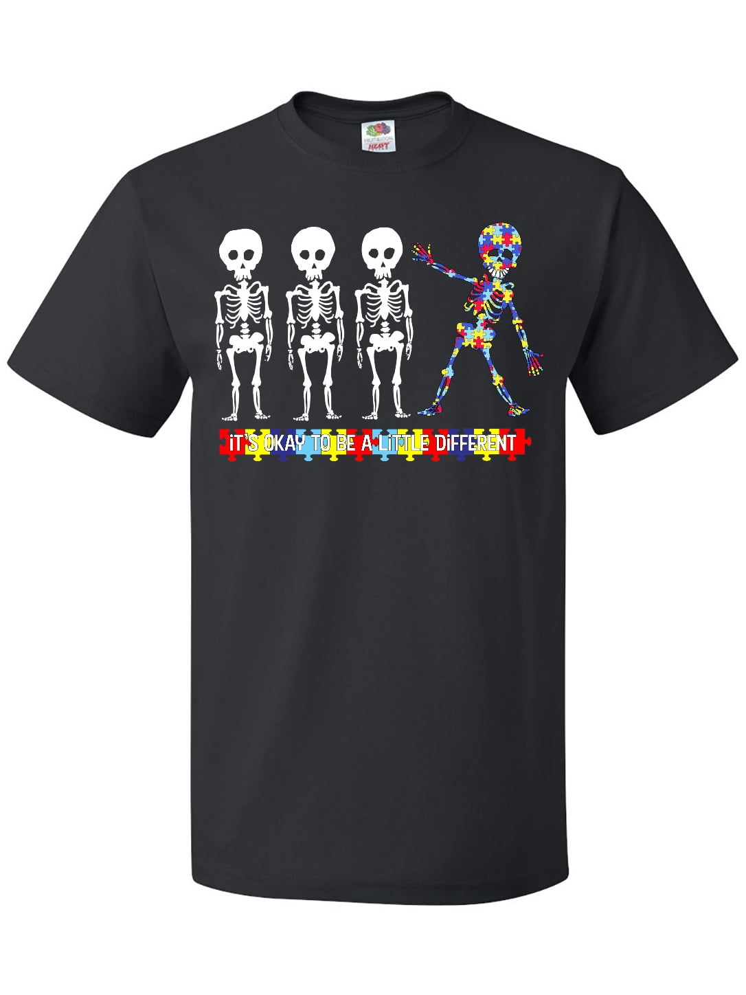 It's Ok To Be A Little Different Autism Skeleton Dab T-Shirt It's Ok To Be A Little Different Autism Skeleton Dab T-Shirt