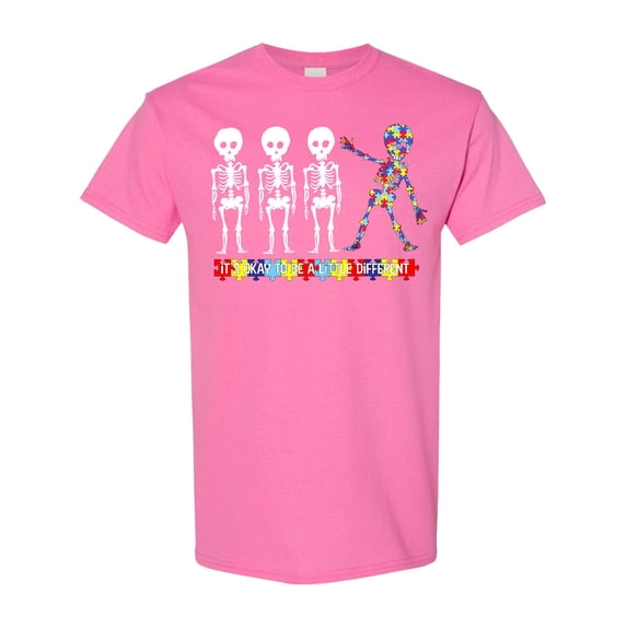 Inktastic It's Okay to Be a Little Different Autism Awareness T-Shirt