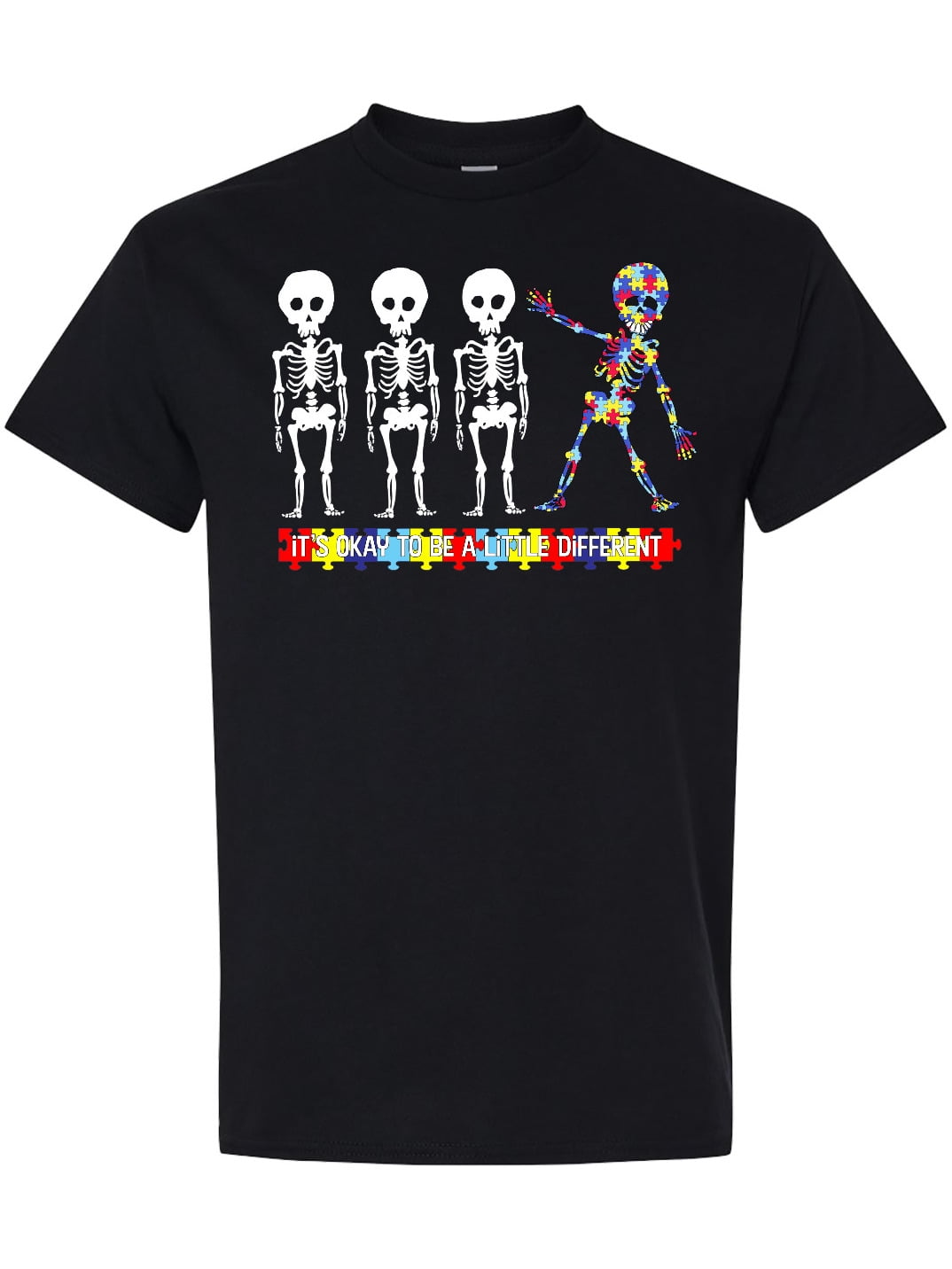 Inktastic It's Okay to Be a Little Different Autism Awareness T-Shirt