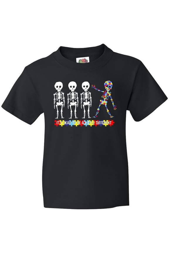 It's Okay to Be a Little Different Autism Awareness Youth T-Shirt